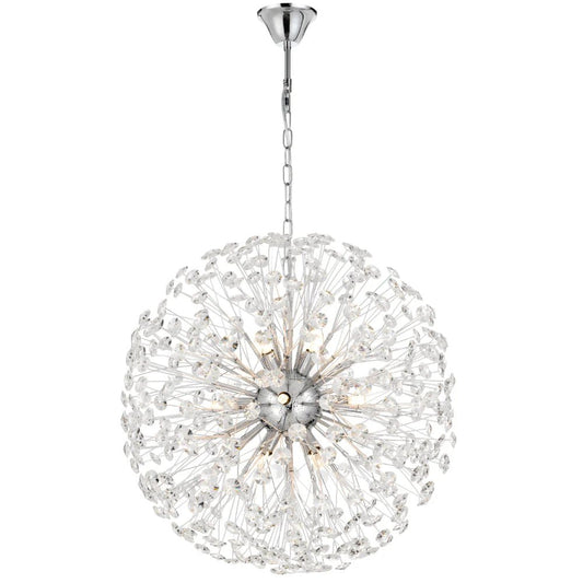 Telbix LERIDA 12 LIGHT ROUND PENDANT LERIDA PE12 - CH - Mases LightingTelbix