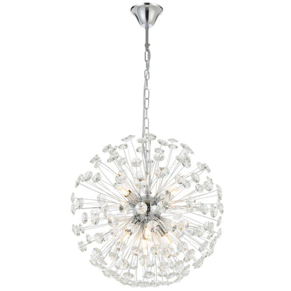 Telbix LERIDA 8 LIGHT ROUND PENDANT LERIDA PE8 - CH - Mases LightingTelbix