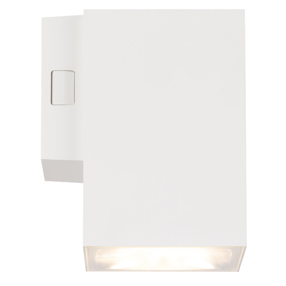 Telbix Lorsa 1 Light Exterior 9W LED Wall Light in Black or White - Mases LightingTelbix