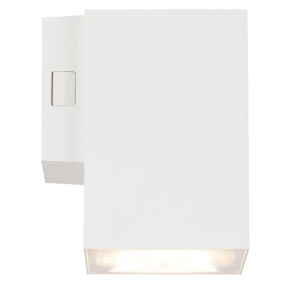 Telbix Lorsa 1 Light Exterior 9W LED Wall Light in Black or White - Mases LightingTelbix