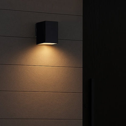 Telbix Lorsa 1 Light Exterior 9W LED Wall Light in Black or White - Mases LightingTelbix