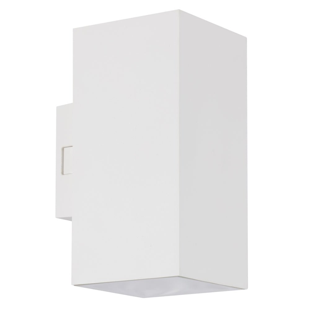 Telbix Lorsa 2 Light Exterior Wall Light in Black or White - Mases LightingTelbix