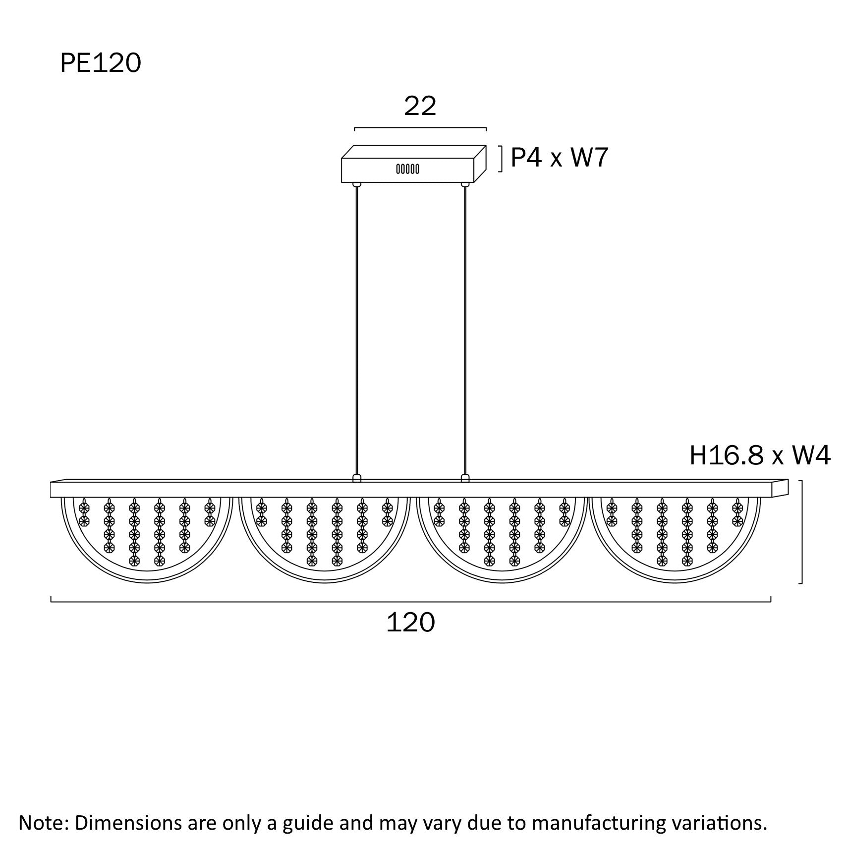 Telbix Luxia 24W LED Pendant Light