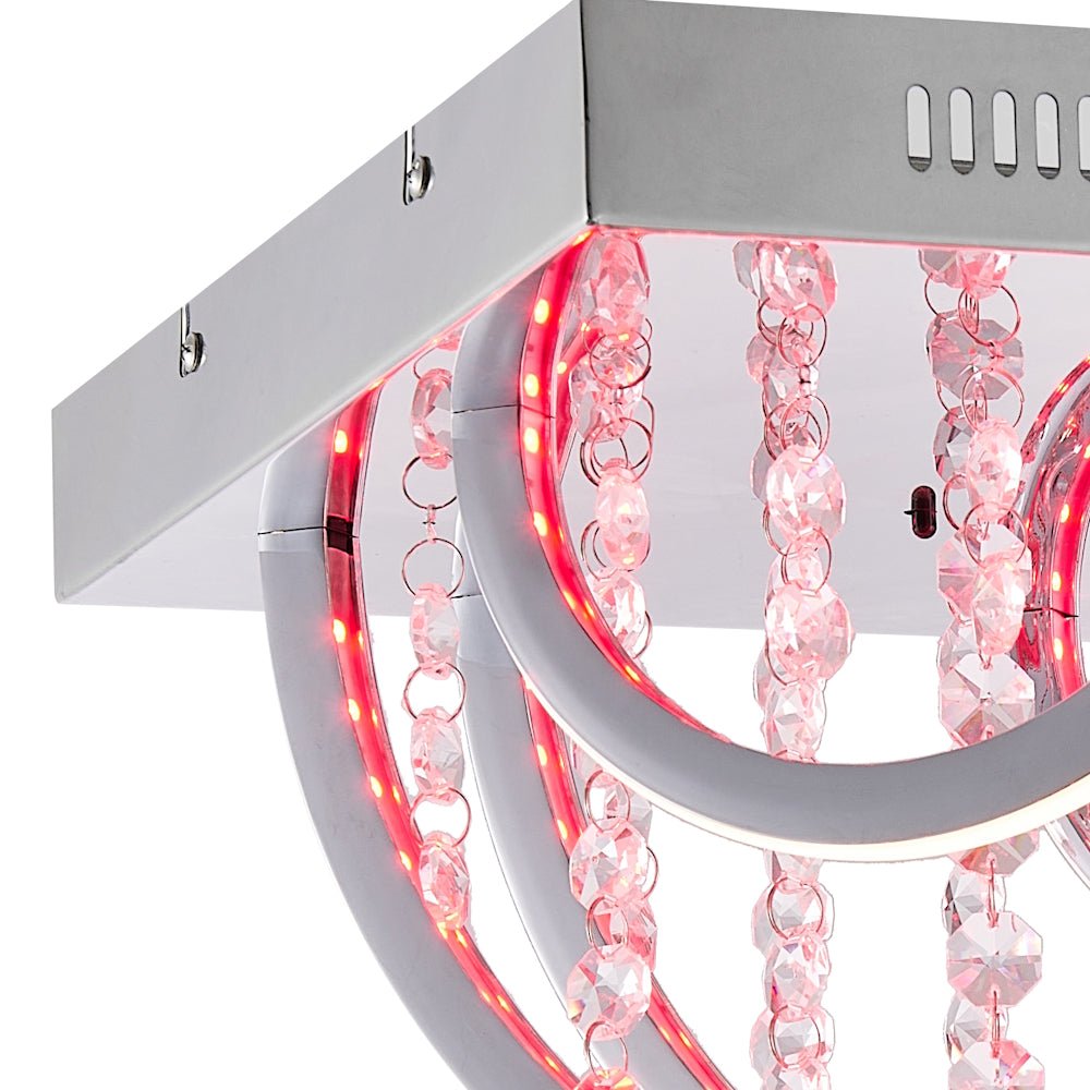 Telbix Luxia Square Close to Ceiling LED Light - Mases LightingTelbix
