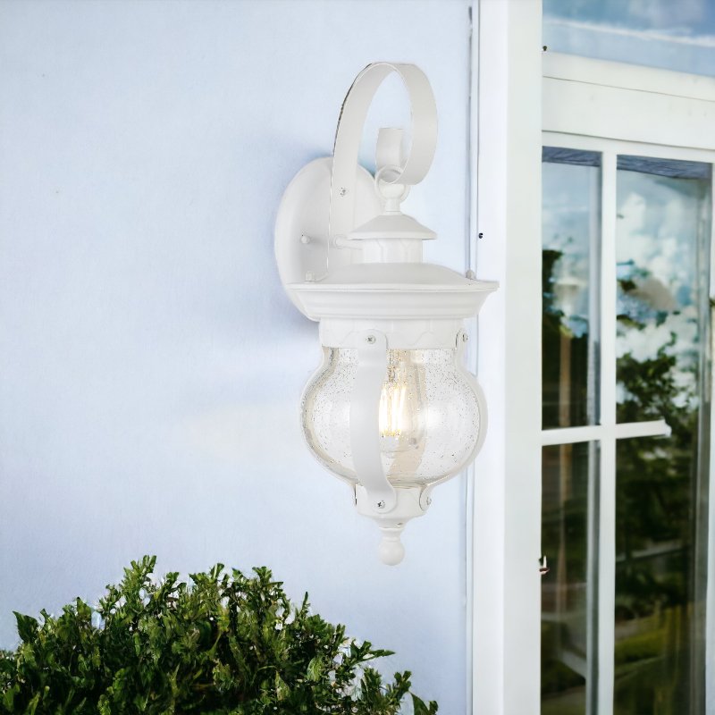 Telbix Mamo Exterior Wall Light White MAMO EX25-WH