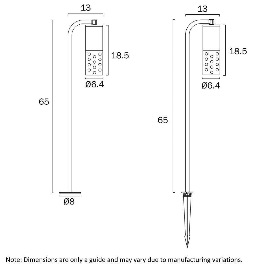 Telbix Manus 24v Mr16 Exterior Post Spike Light - Mases LightingTelbix