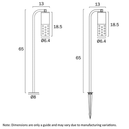 Telbix Manus 24v Mr16 Exterior Post Spike Light - Mases LightingTelbix