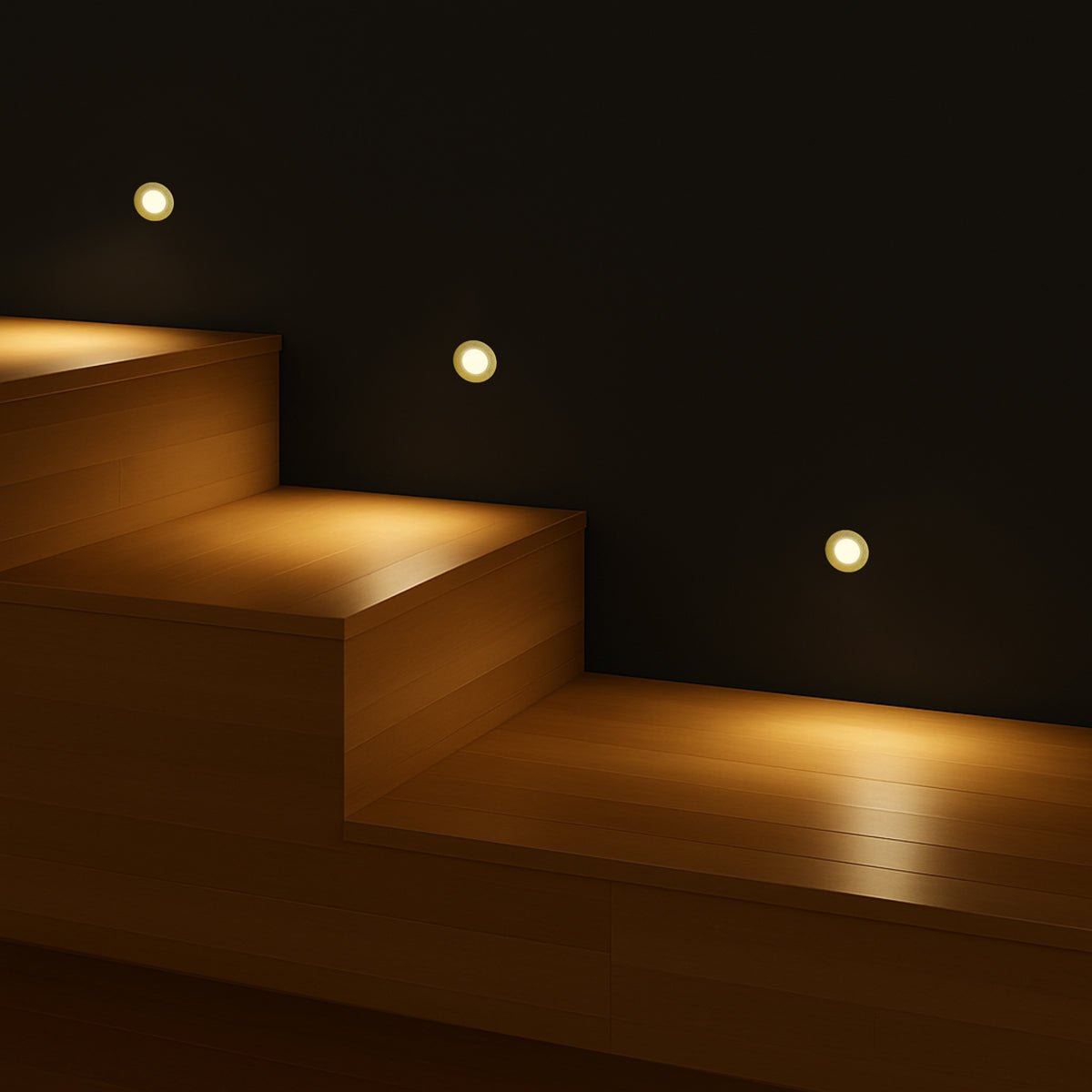 Telbix Maren 2W LED Round Steplight Multi-Colour / Tri-Colour