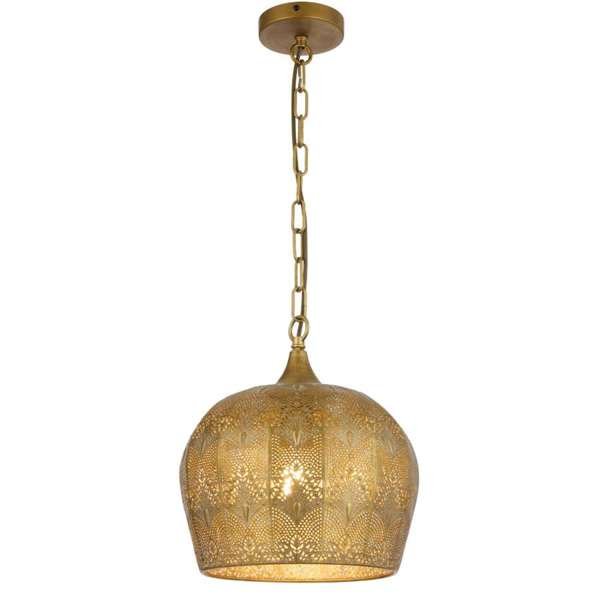 Telbix Mersin Iron Pendant Antique Brass - MERSIN PE - AB - Mases LightingTelbix