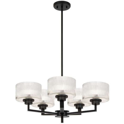 Telbix Moreno II 3, 5 and 8 Light Pendant in Antique Gold, Antique Silver and Black - Mases LightingTelbix