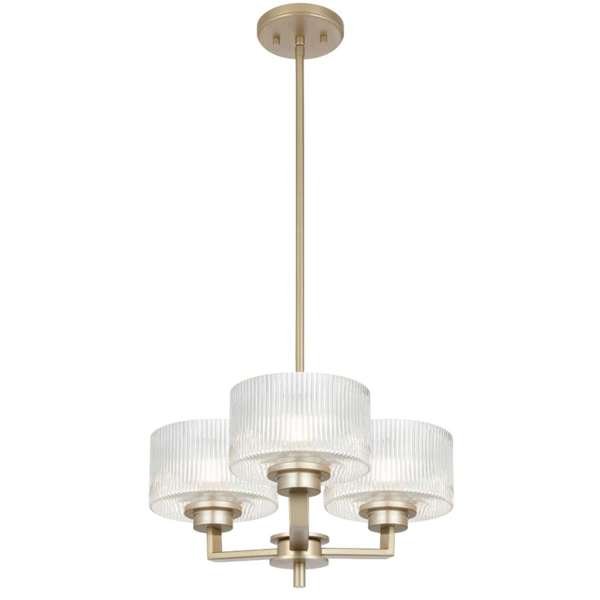 Telbix Moreno II 3, 5 and 8 Light Pendant in Antique Gold, Antique Silver and Black