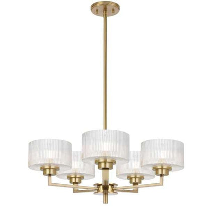 Telbix Moreno II 3, 5 and 8 Light Pendant in Antique Gold, Antique Silver and Black - Mases LightingTelbix