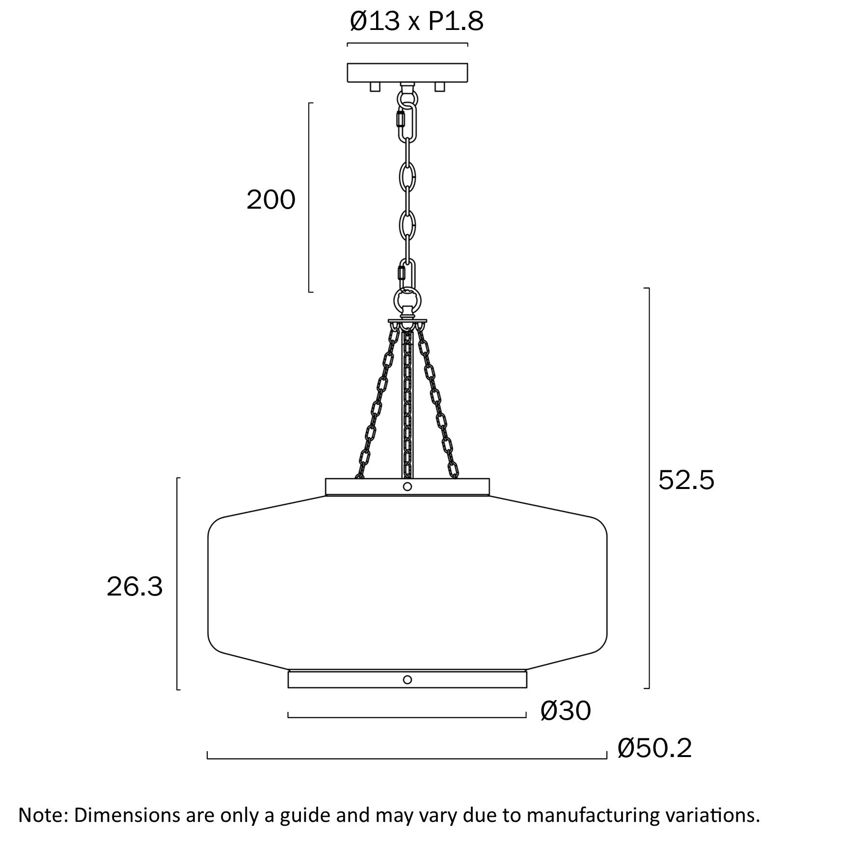 Telbix Mornet Pendant Light Gold