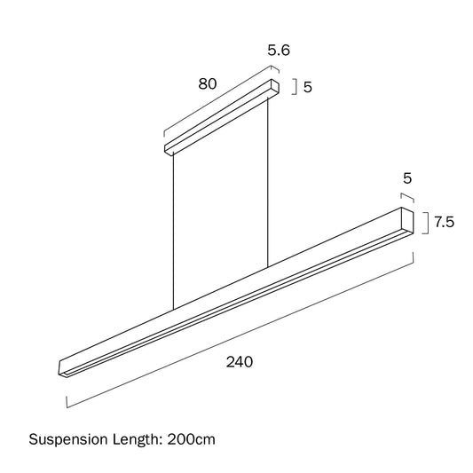 Telbix Navaro II 240 Pendant - Mases LightingTelbix