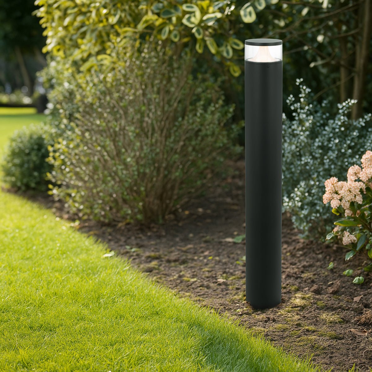 Telbix Noral LED Bollard Black - NORAL EX.P-BKCL