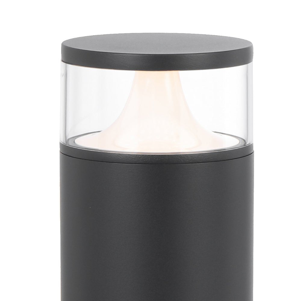 Telbix Noral LED Bollard Black - NORAL EX.P-BKCL
