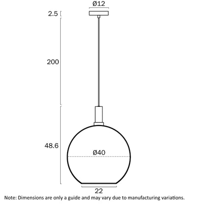 Telbix Patino 40 Pendant - Mases LightingTelbix
