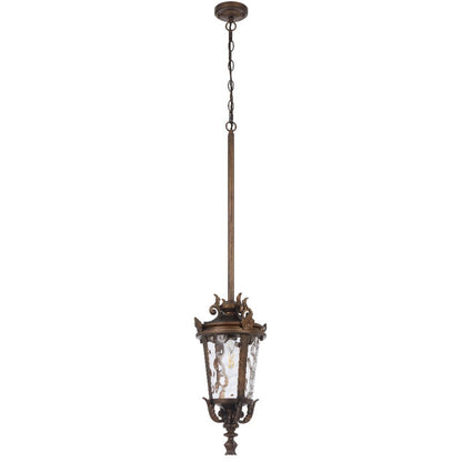 Telbix Pedral Outdoor Pendant Light in Bronze & Black | 18cm & 23cm - Mases LightingTelbix