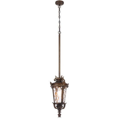 Telbix Pedral Outdoor Pendant Light in Bronze & Black | 18cm & 23cm - Mases LightingTelbix
