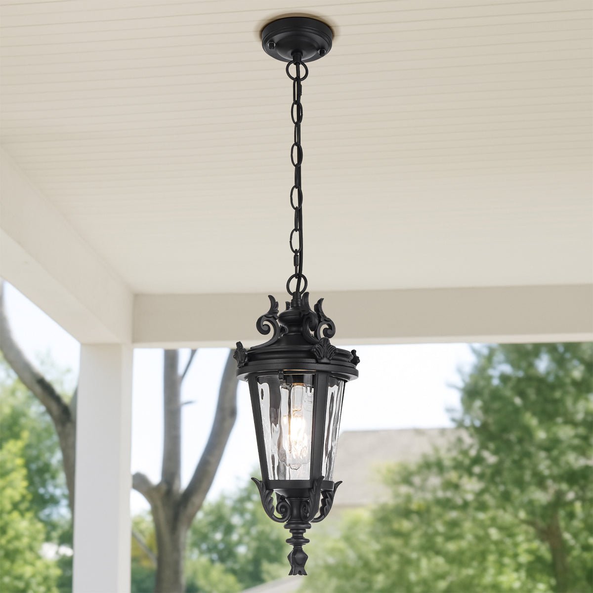 Telbix Pedral Outdoor Pendant Light in Bronze & Black | 18cm & 23cm