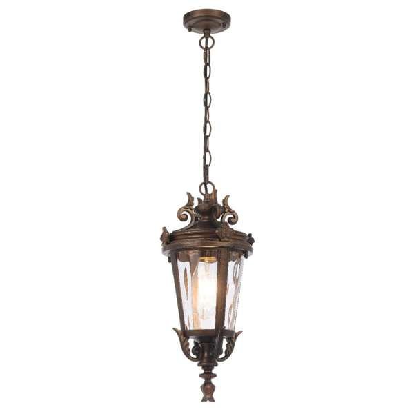Telbix Pedral Outdoor Pendant Light in Bronze & Black | 18cm & 23cm - Mases LightingTelbix