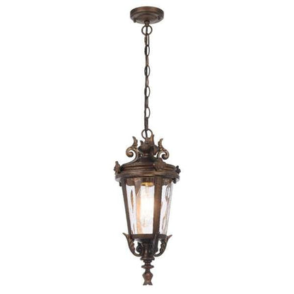 Telbix Pedral Outdoor Pendant Light in Bronze & Black | 18cm & 23cm - Mases LightingTelbix