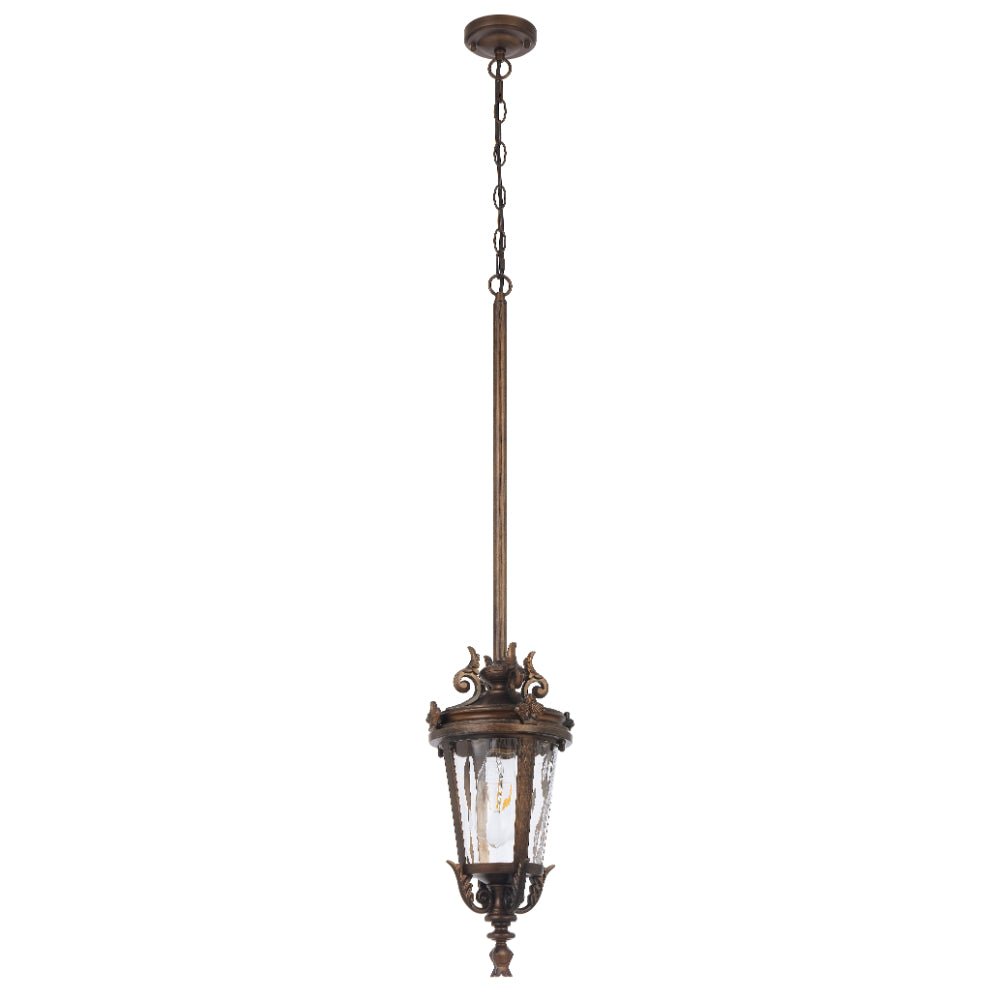 Telbix Pedral Outdoor Pendant Light in Bronze & Black | 18cm & 23cm - Mases LightingTelbix