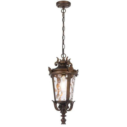 Telbix Pedral Outdoor Pendant Light in Bronze & Black | 18cm & 23cm - Mases LightingTelbix