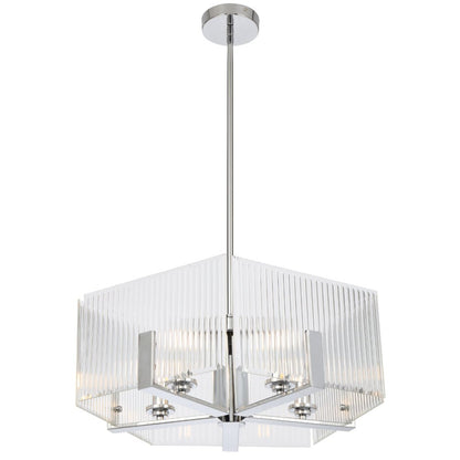 Telbix Pelion 5 Light Pendant Chrome PELION PE5 - CH - Mases LightingTelbix