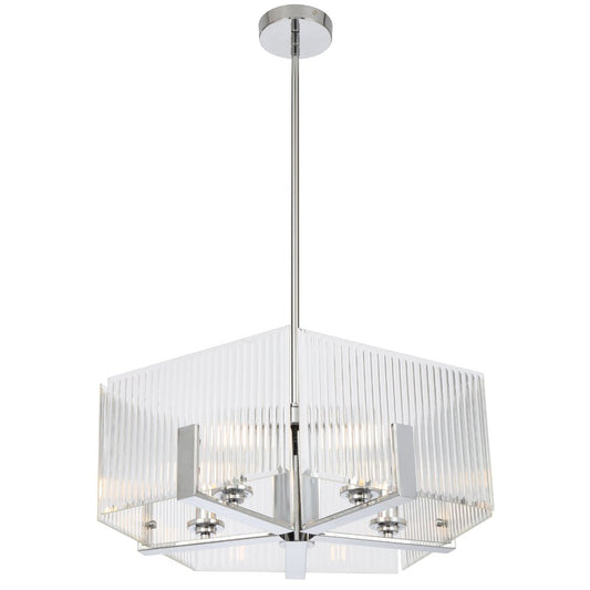 Telbix Pelion 5 Light Pendant Chrome PELION PE5 - CH - Mases LightingTelbix