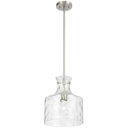 Telbix Perron 1 Light Pendant in Nickel, Black and Antique Gold - Mases LightingTelbix