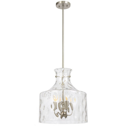 Telbix Perron 4 Light Pendant in Nickel, Black and Antique Gold - Mases LightingTelbix