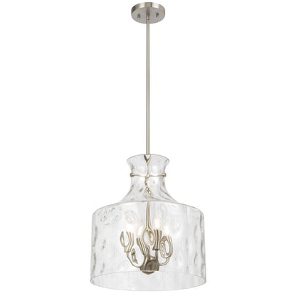 Telbix Perron 4 Light Pendant in Nickel, Black and Antique Gold - Mases LightingTelbix