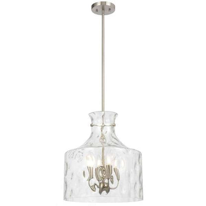Telbix Perron 4 Light Pendant in Nickel, Black and Antique Gold - Mases LightingTelbix
