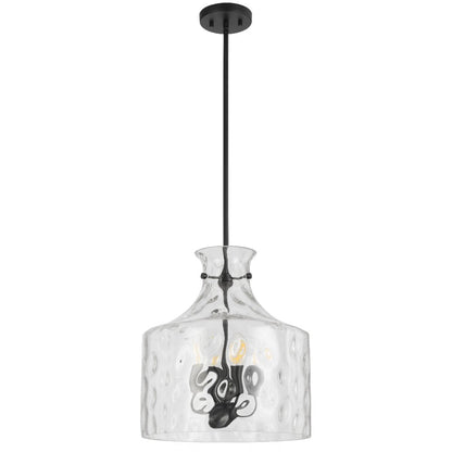 Telbix Perron 4 Light Pendant in Nickel, Black and Antique Gold - Mases LightingTelbix