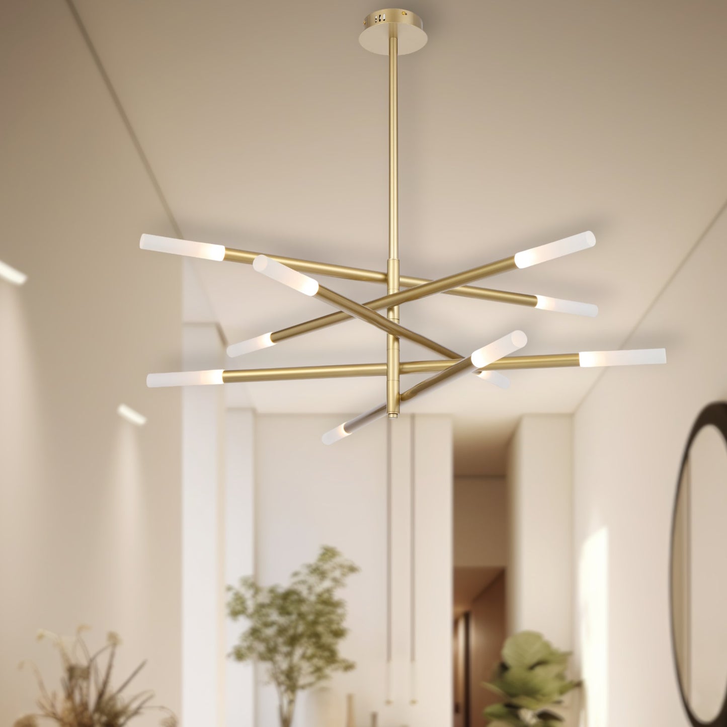 Telbix Pinta 10 Light LED Pendant Gold PINTA PE10 - GD - Mases LightingTelbix