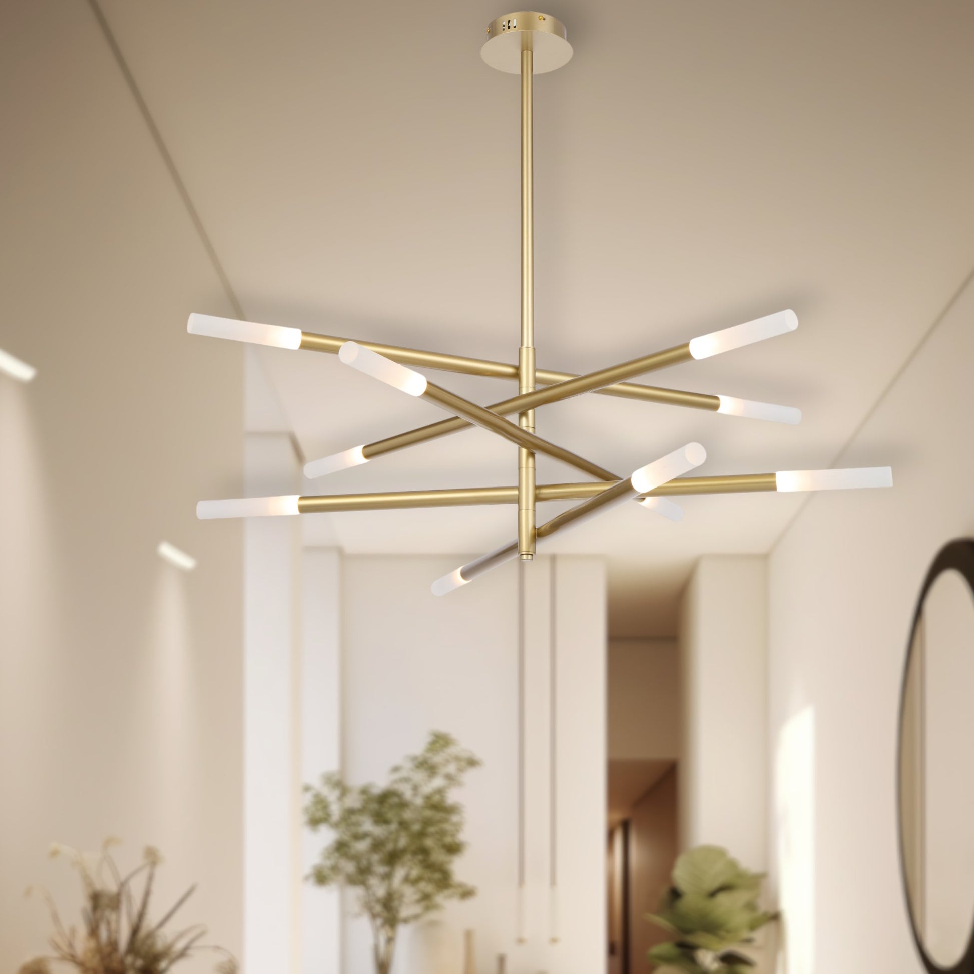 Telbix Pinta 10 Light LED Pendant Gold PINTA PE10 - GD - Mases LightingTelbix