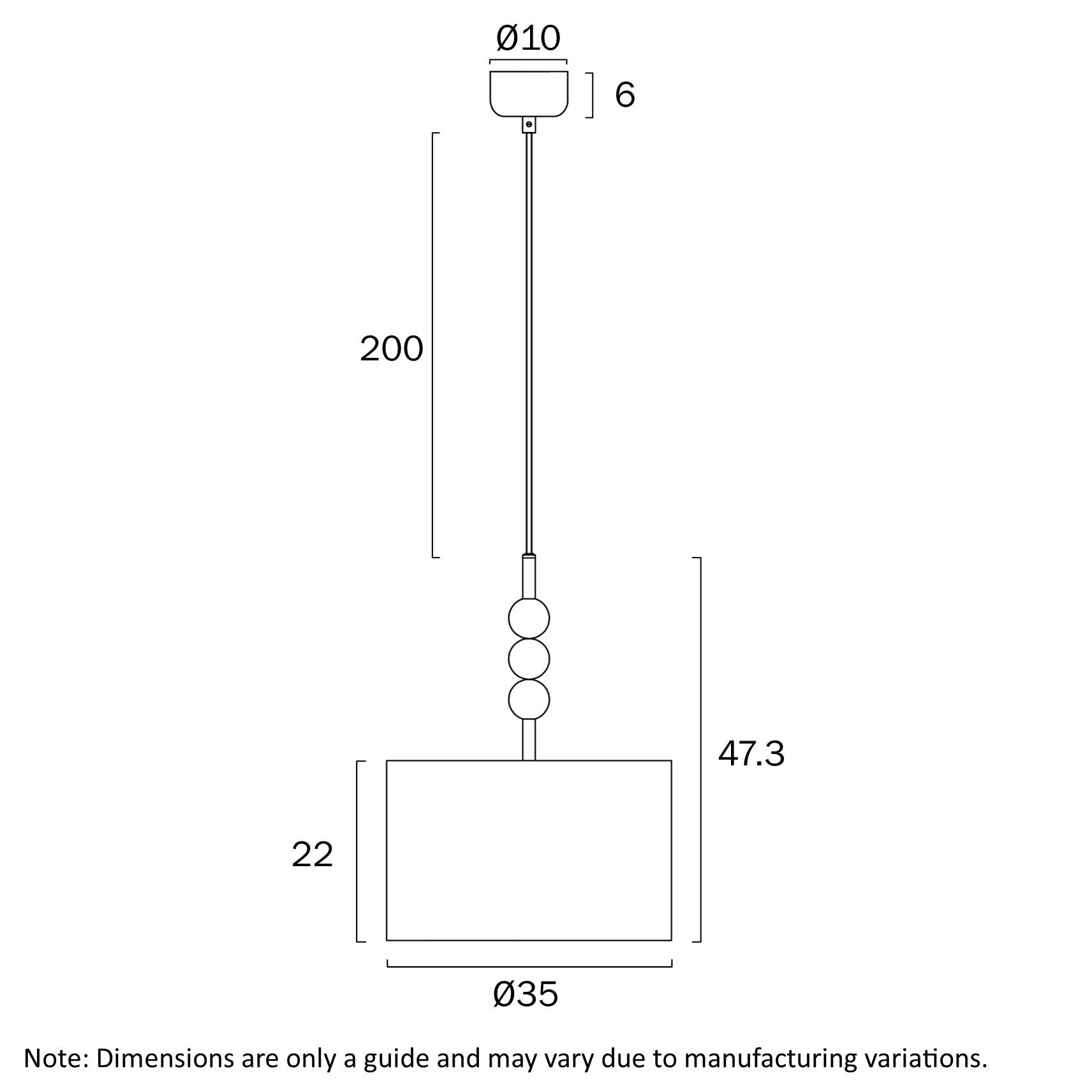 Telbix Poetix 35 Pendant Light - Mases LightingTelbix