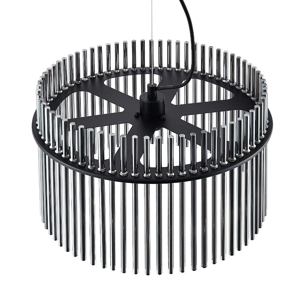 Telbix Quilo 40 cm Light Pendant- Black - Mases LightingTelbix
