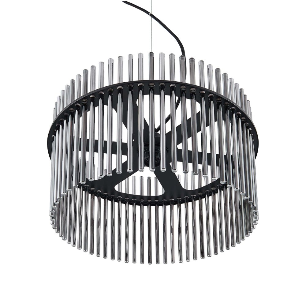 Telbix Quilo 40 cm Light Pendant- Black - Mases LightingTelbix