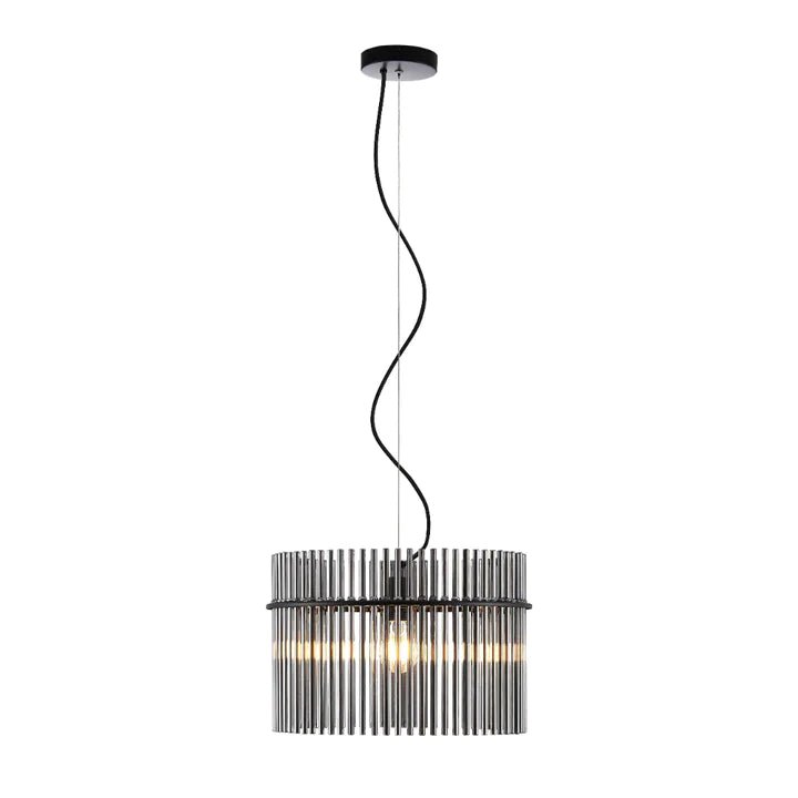 Telbix Quilo 40 cm Light Pendant- Black - Mases LightingTelbix
