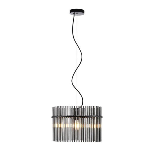 Telbix Quilo 40 cm Light Pendant- Black - Mases LightingTelbix