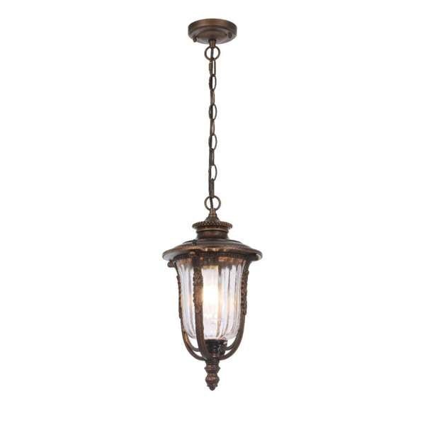 Telbix Ramiro Outdoor Pendant Light in Bronze & Black | 20cm & 25cm