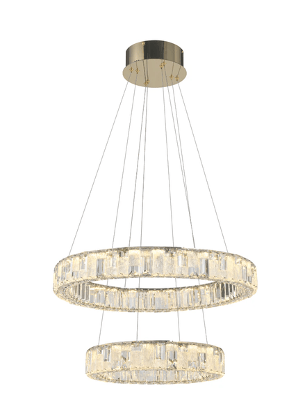 Telbix RIAS 2 TIER PENDANT RIAS PE2T - GD3C - Mases LightingTelbix