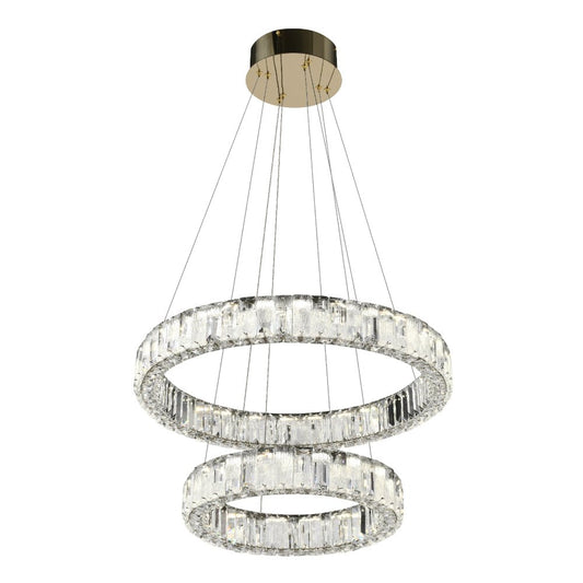 Telbix RIAS 2 TIER PENDANT RIAS PE2T - GD3C - Mases LightingTelbix
