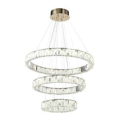 Telbix RIAS 3 TIER PENDANT RIAS PE3T - GD3C - Mases LightingTelbix