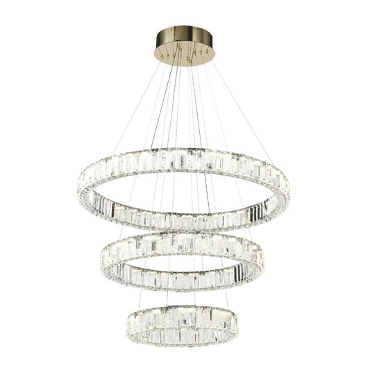 Telbix RIAS 3 TIER PENDANT RIAS PE3T - GD3C - Mases LightingTelbix