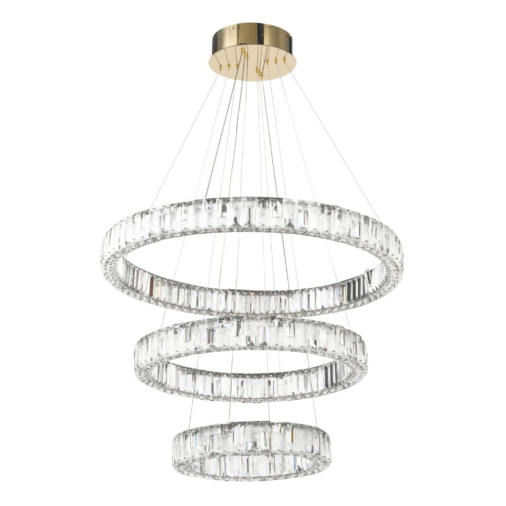 Telbix RIAS 3 TIER PENDANT RIAS PE3T - GD3C - Mases LightingTelbix