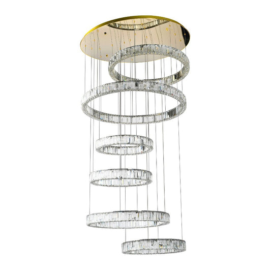 Telbix RIAS 6 TIER PENDANT RIAS PE6T - GD3C - Mases LightingTelbix