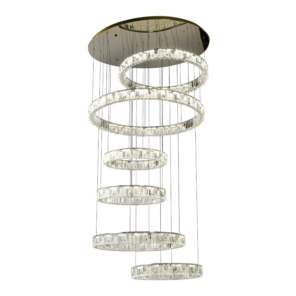 Telbix RIAS 6 TIER PENDANT RIAS PE6T - GD3C - Mases LightingTelbix